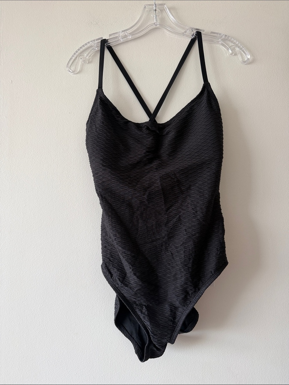 Bleu Rod Beattie Black One Piece Swimsuit Textured Mio Shaper Luxury Suit 10